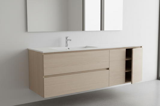 bathroom cabinet with sink