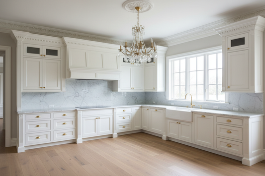 Kitchen cabinet trim