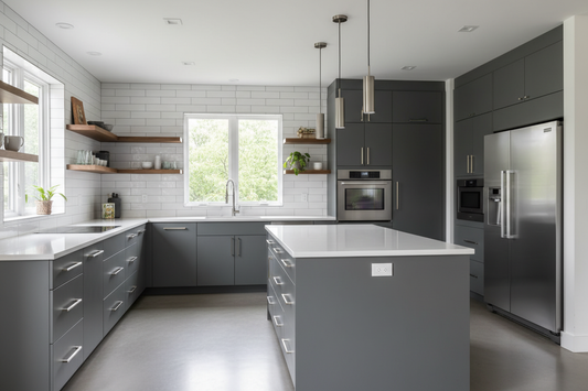Grey Kitchen Cabinets