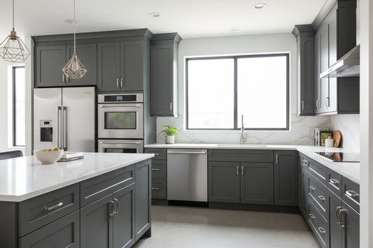 Maximizing Space: Practical Grey Kitchen Cabinet Organization and Storage Solutions