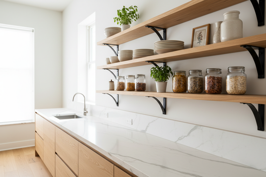 kitchen cabinet shelves