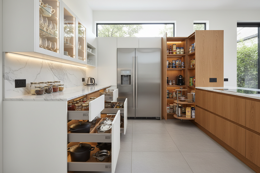 Luxury Kitchen Cabinet Storage Solutions