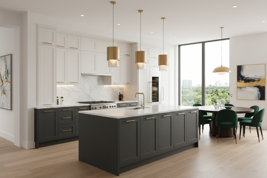 2 tone kitchen cabinets