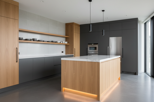 Custom built cabinets