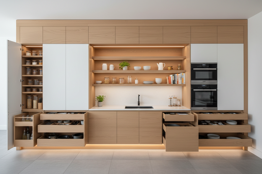 Custom built cabinets