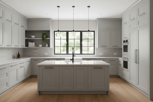 Slim shaker cabinets