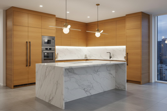 Veneer for kitchen cupboards