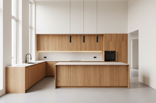 wood kitchen cabinets