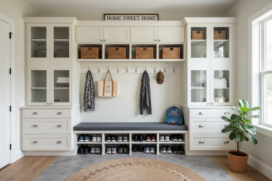 Mudroom Cabinets with Bench