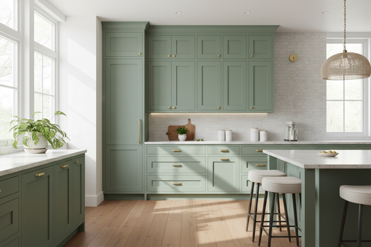 Sage Green Cabinets