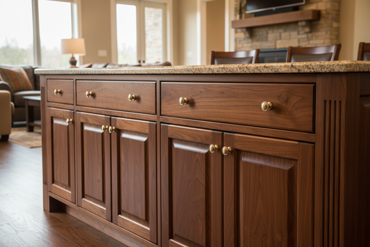 Solid wood cabinets
