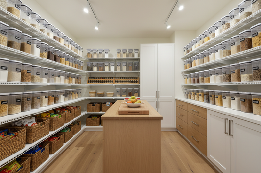 walk in corner pantry