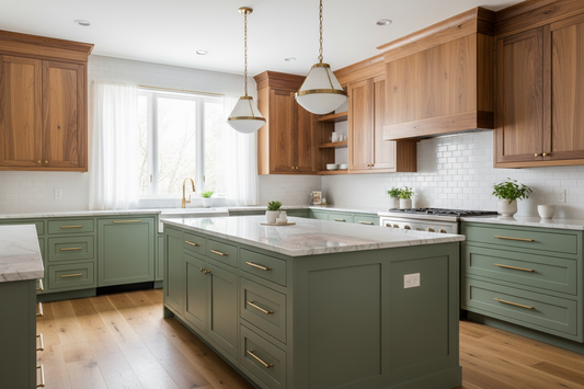 2 tone kitchen cabinets