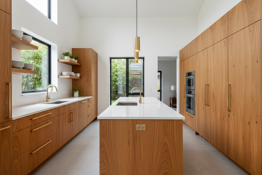 wooden kitchen cabinets